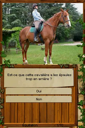 Equitation - Galops 1 a 4 (France) screen shot game playing